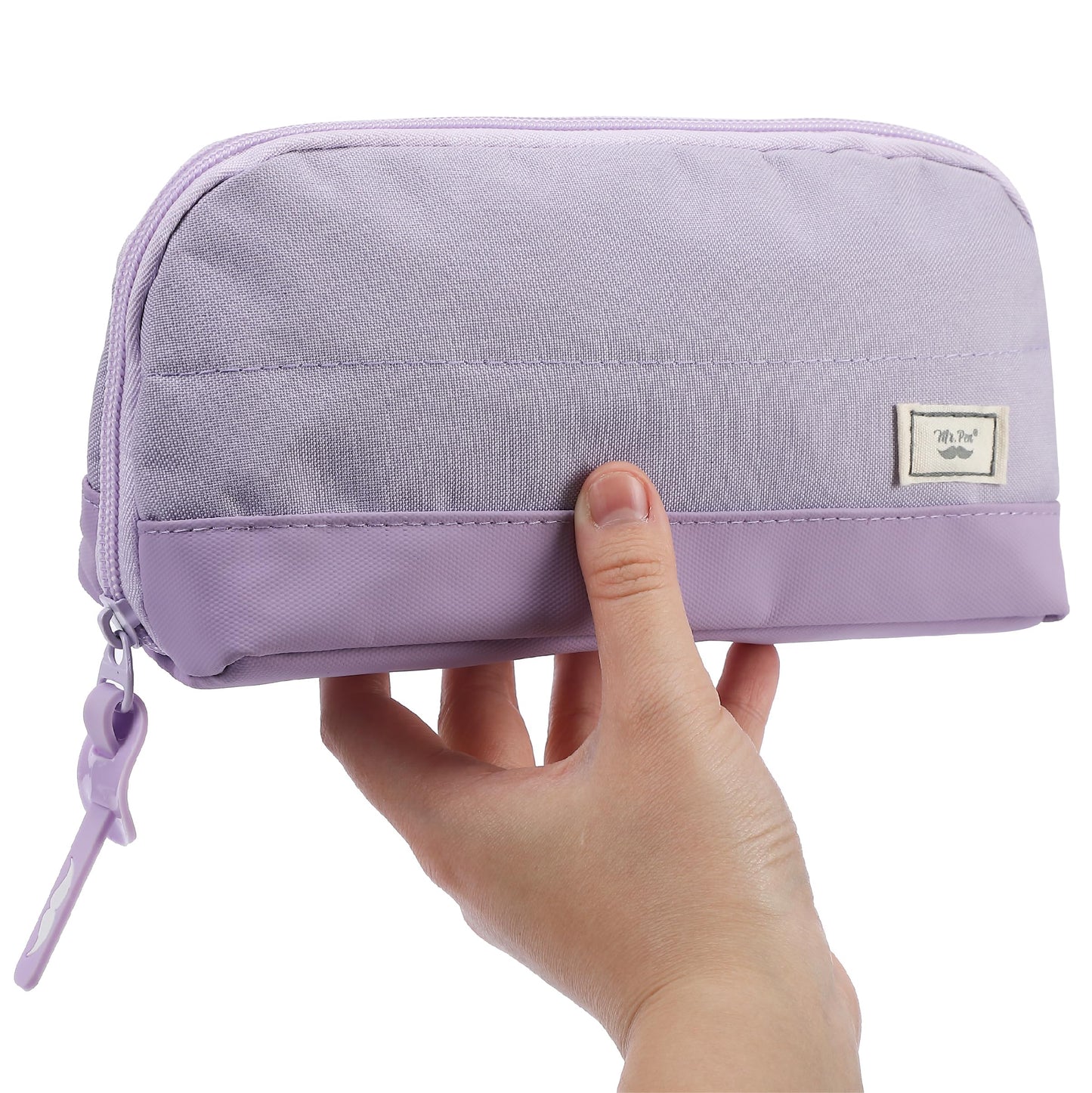 Mr. Pen- Wide-Opening Pencil Case, Triangle Design