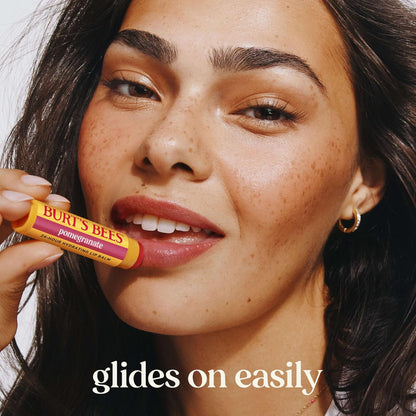 Burt's Bees Lip Balm, Pomegranate, 0.15 oz., 4 Tubes