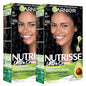 Garnier Nutrisse Ultra Crème Hair Color, Permanent Hair Dye with 100% Gray Coverage, Vegan & Cruelty-Free, 33 Darkest Golden Brown (Caramel Fudge), 1 Count