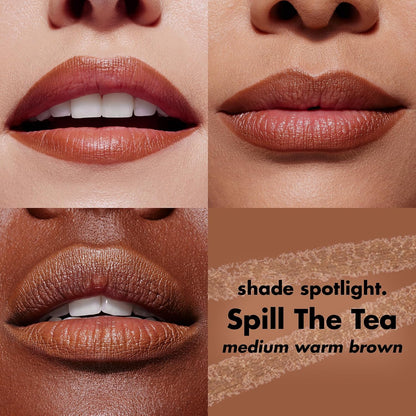 e.l.f. Cream Glide Lip Liner, Highly-Pigmented Pencil For Shaping & Sculpting Lips, Semi-Matte Finish, Vegan & Cruelty-Free
