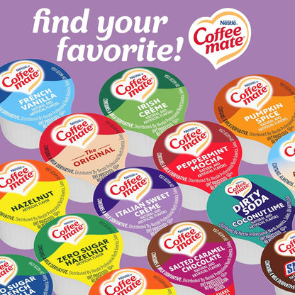 Nestle Coffee mate Original Non-Dairy Creamer Singles, 0.375 oz, 180-Pack