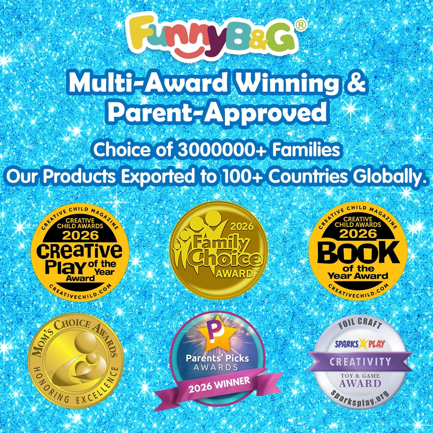 FUNNYB&G Foil Art Craft Kit for Kids, Sparkly Birthday Gift Toy for Boys