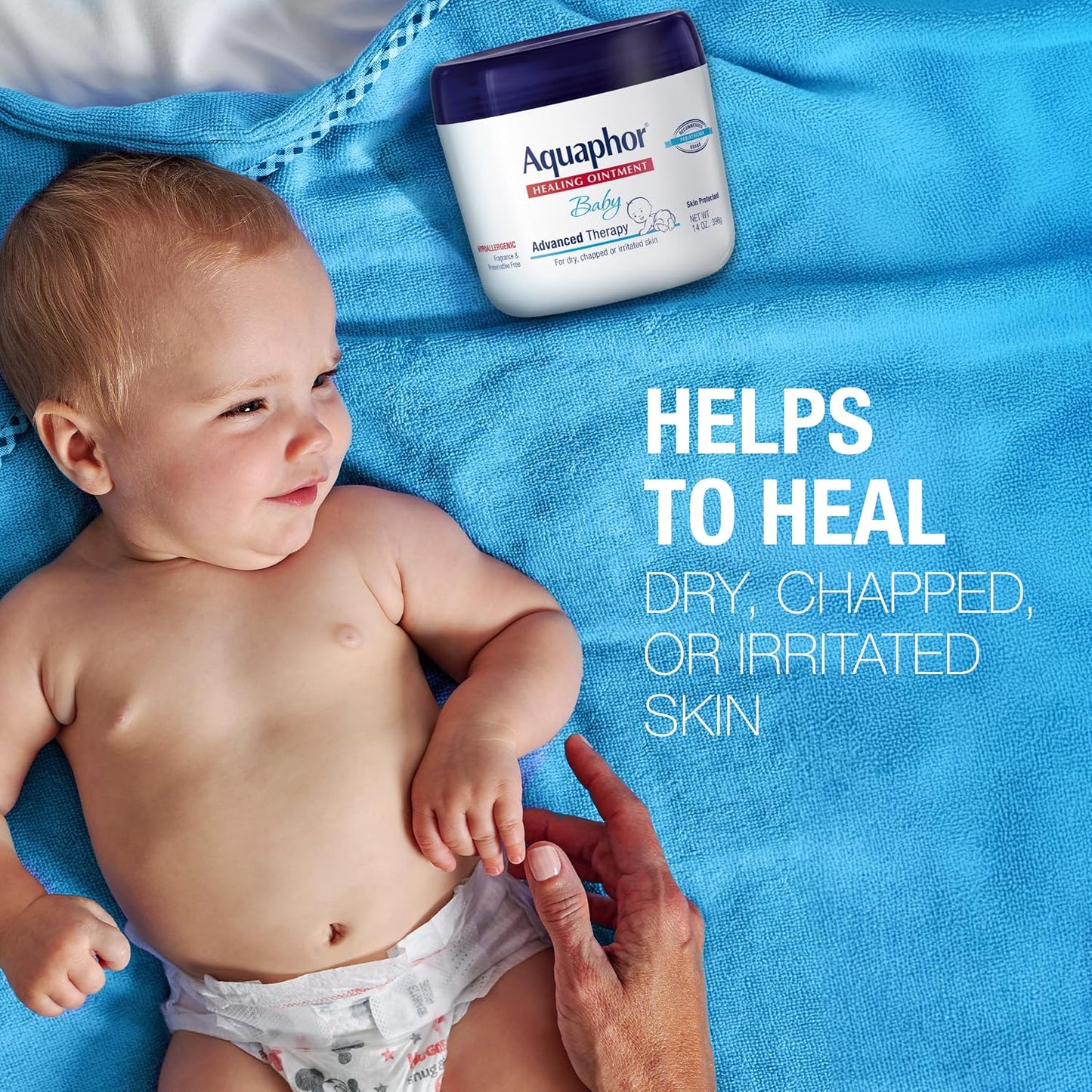 Aquaphor Baby Healing Ointment for Diaper Rash and More, 7 OZ