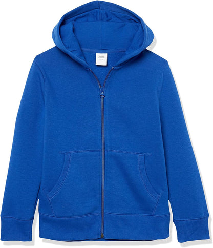 Amazon Essentials Boys and Toddlers' Soft Fleece Zip-Up Hoodie Sweatshirt