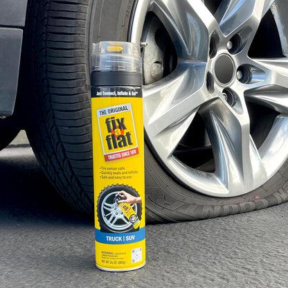 Fix-A-Flat Tire Repair, 16 oz, 2-Pack | Emergency Use | Eco-Friendly Formula | For Standard Tires | Universal Fit
