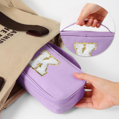 YOOLIFE Initial Bag, Birthday Gifts, Purple (S)