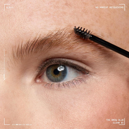 NYX PROFESSIONAL MAKEUP The Brow Glue, Extreme Hold Tinted Eyebrow Gel - Dark Brown