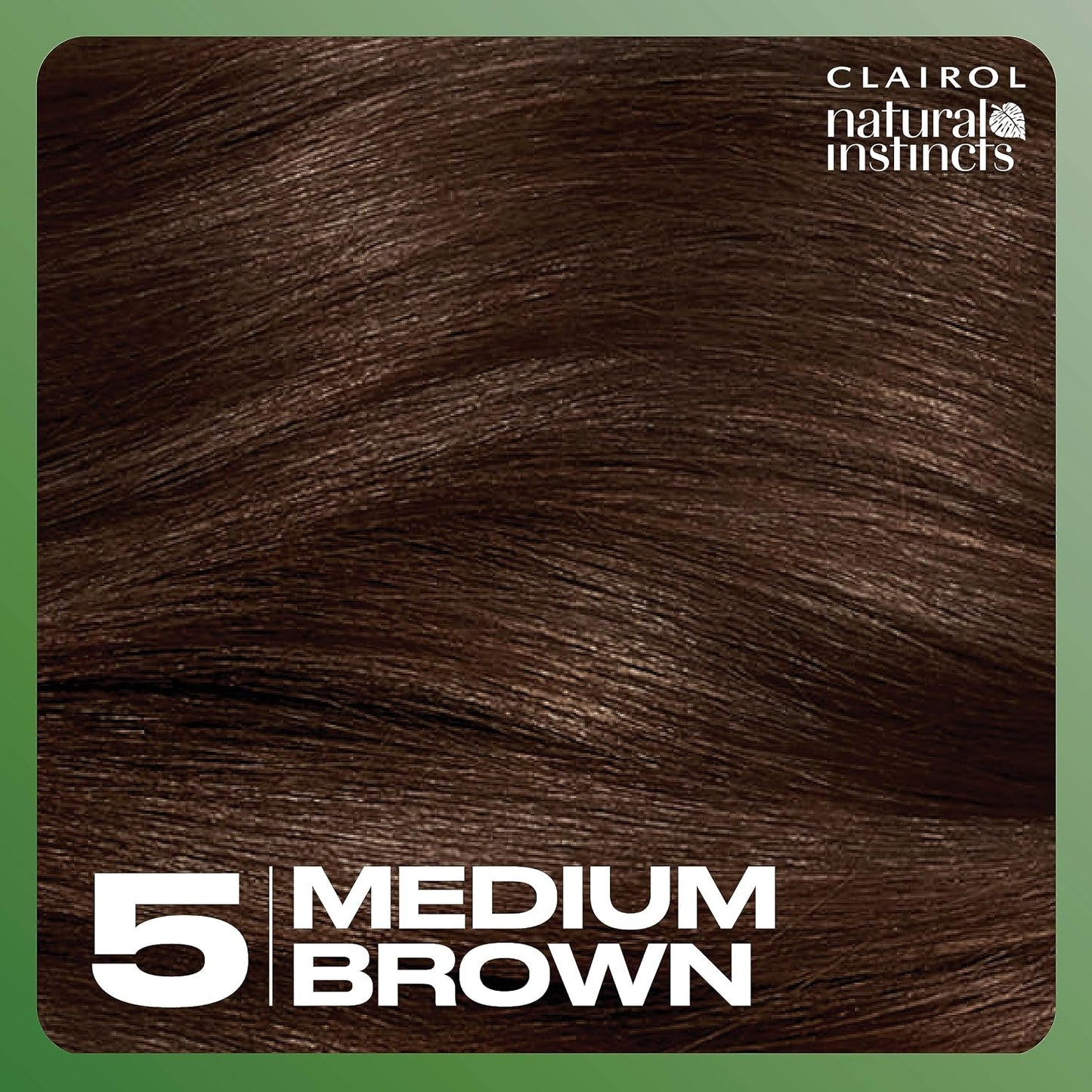 Clairol Natural Instincts Demi-Permanent Hair Dye, 4 Dark Brown | 1 Pack