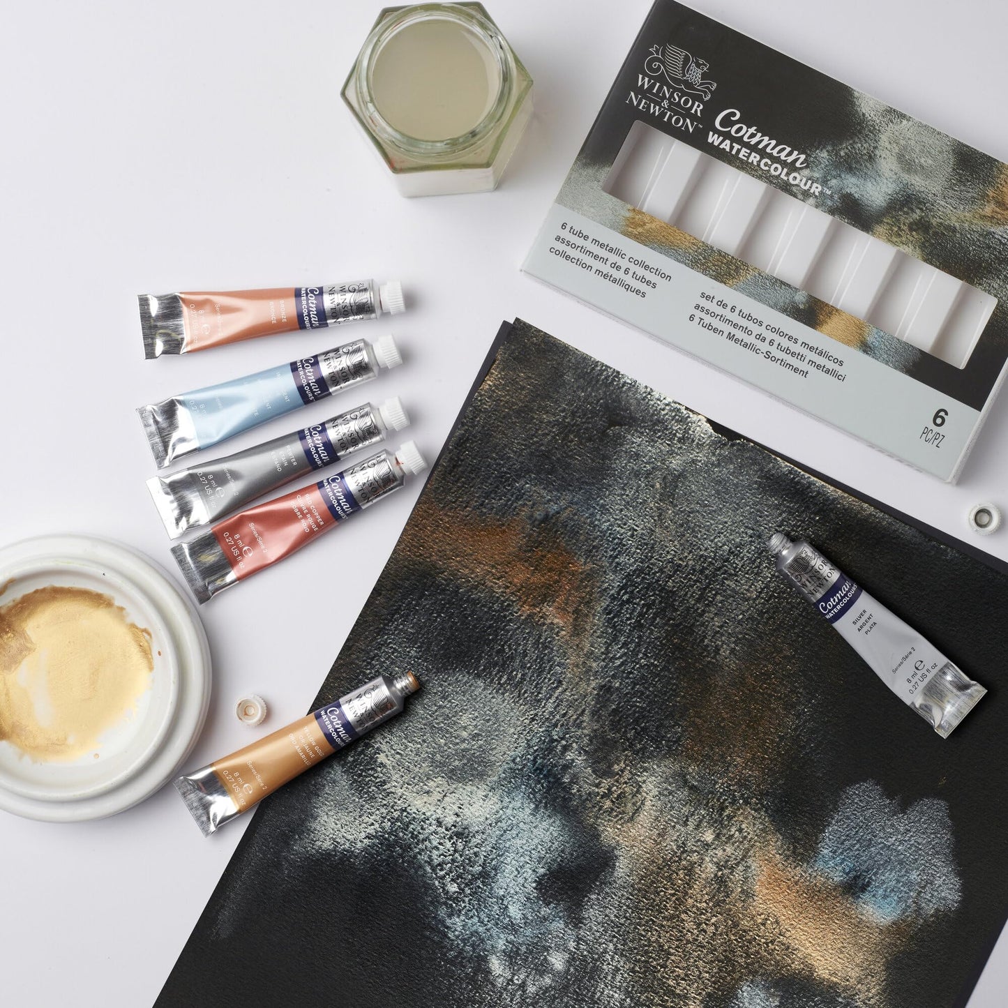 Winsor & Newton Cotman Watercolor Paint Set, Sketchers' Pocket Set