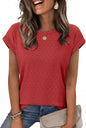 Alaroo Womens Summer Tops Short Sleeve Shirts Crew Neck Tshirt Cute Trendy Tunic Blouses (S-3XL)