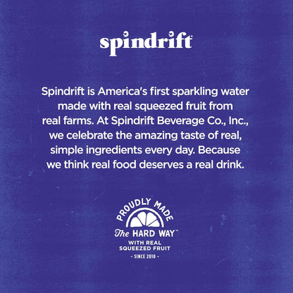Spindrift Sparkling Water, 4 Flavor Variety Pack, Made with Real Squeezed Fruit, 12 Fl Oz (Pack of 20)