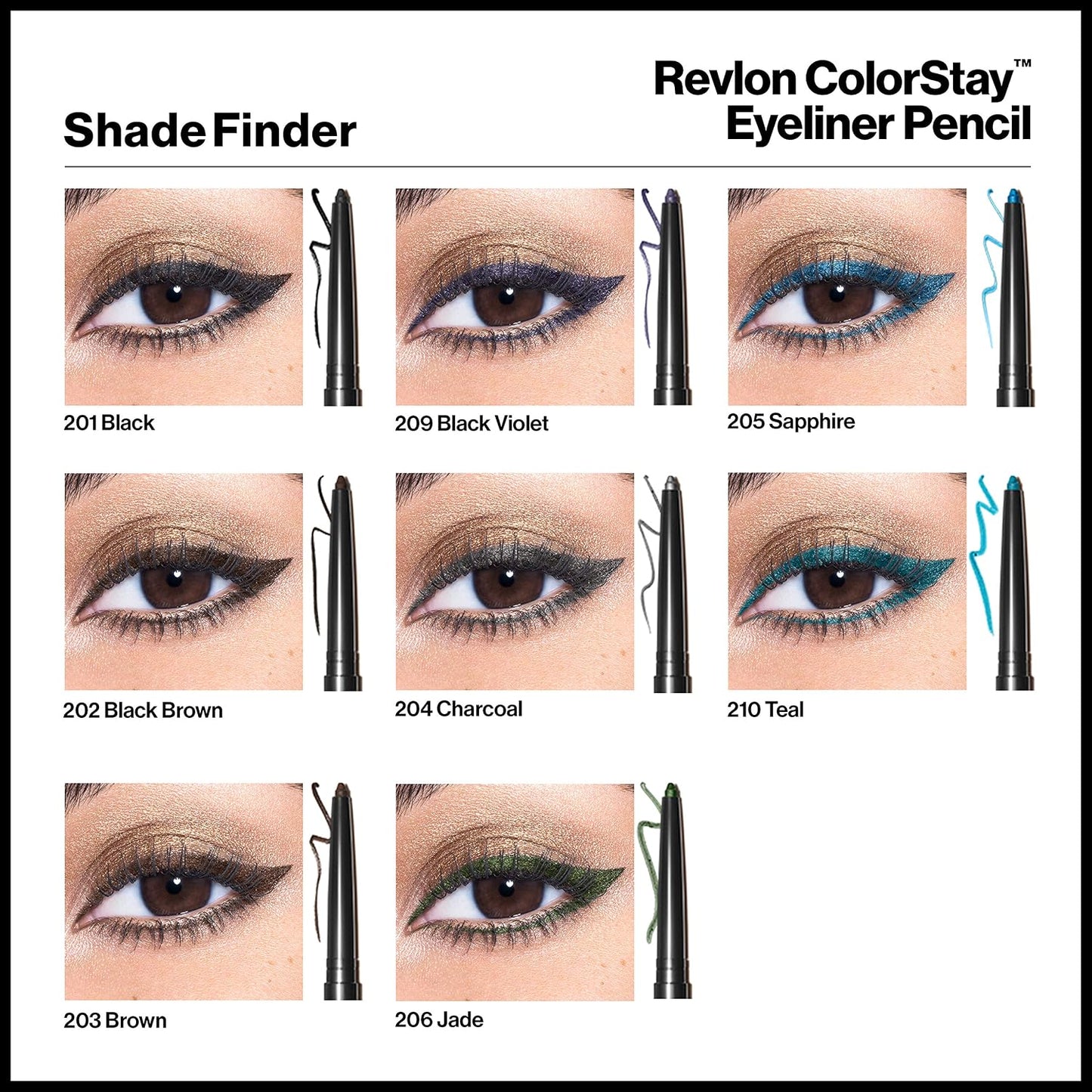 Revlon Colorstay Eye Liner 203 Brown 0,28g