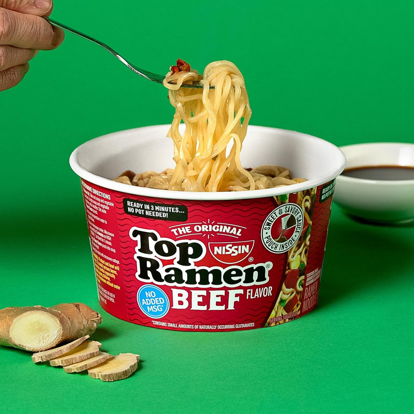 Nissin Top Ramen Noodle Soup, Chicken, 3 Ounce (Pack of 24)
