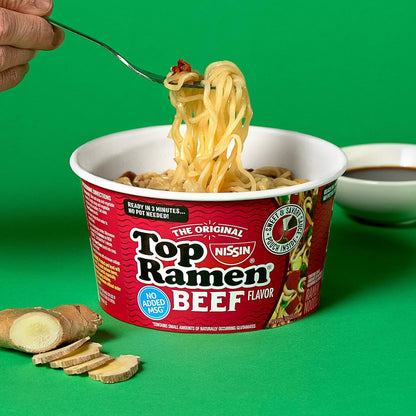 Nissin Top Ramen Noodle Soup, Chicken, 3 Ounce (Pack of 24)