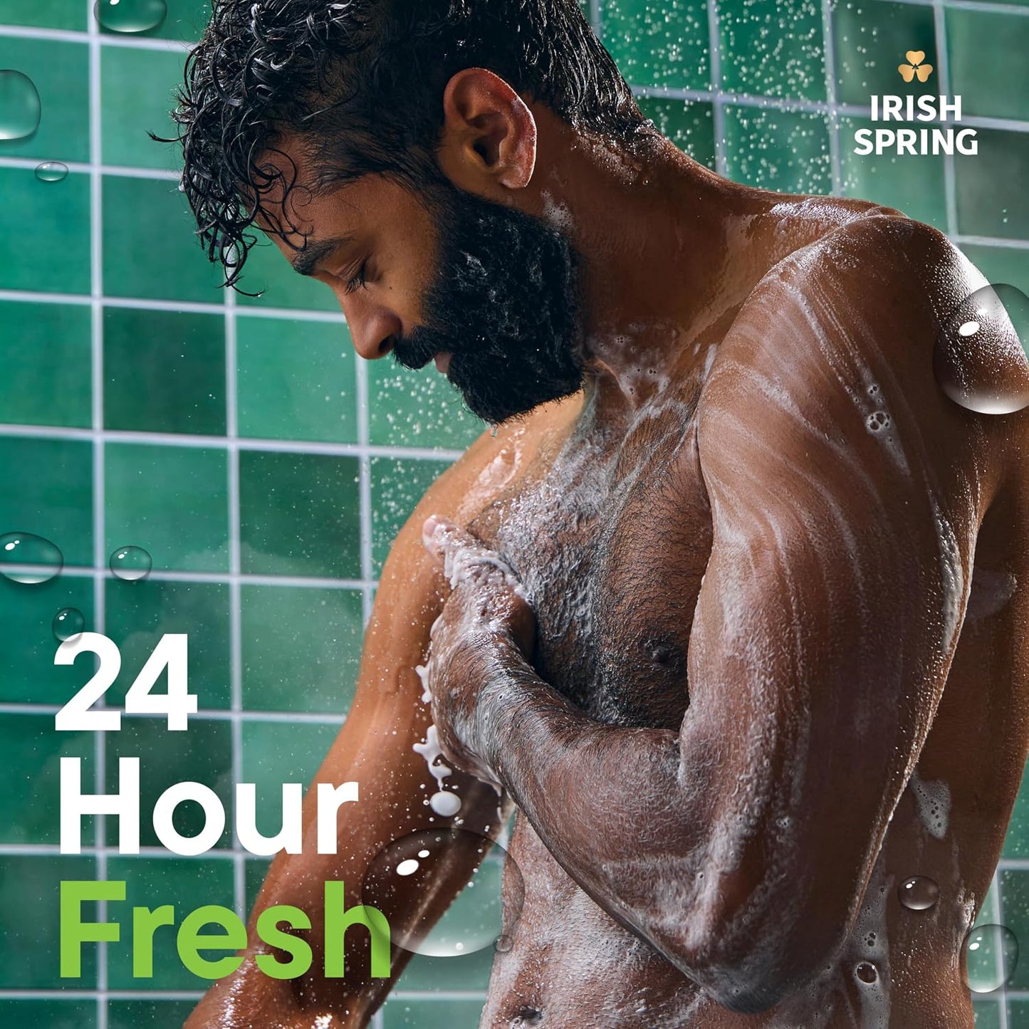 Irish Spring Mens Body Wash, Moisture Blast Body Wash for Men, Feel Fresh All Day, 30 Oz Pump Bottle
