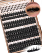 Goddvenus Pre-made Spikes Lash Clusters Wispy Manga Eyelash Clusters