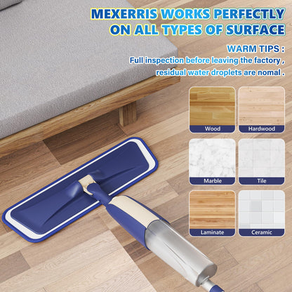 Spray Wet Mops for Floor Cleaning: Hardwood Floor Mop Refillable Dust Mop