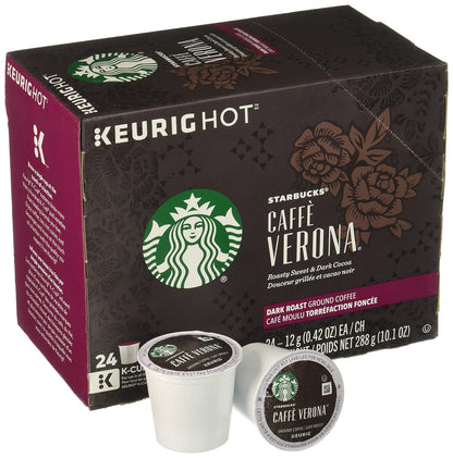 Starbucks K-Cup Coffee Pods, Dark Roast Hot or Iced Coffee, French Roast, 96 Keurig Pods