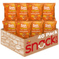 SunChips 100% Whole Grain Chips, Variety Pack, 1 oz Bags, Pack of 40, No Artificial Flavors, Colors