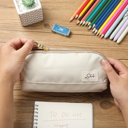 Mr. Pen- Wide-Opening Pencil Case, Triangle Design