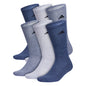 adidas Athletic Cushioned 6-Pack Crew