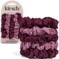 Kitsch Ultra-Petite Satin Scrunchies for Women - Eucalyptus, 6pcs