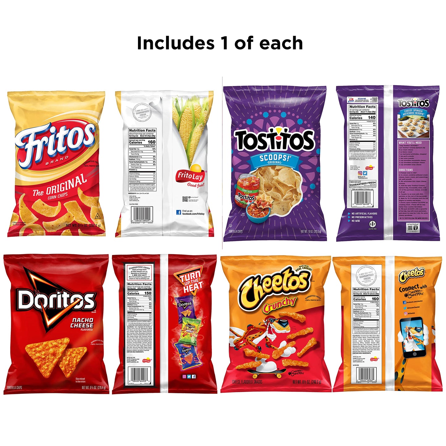 Frito-Lay Ultimate Snack Care Package, Favorites Mix, Variety Assortment of Chips, Cookies, Crackers & More, 40 Count
