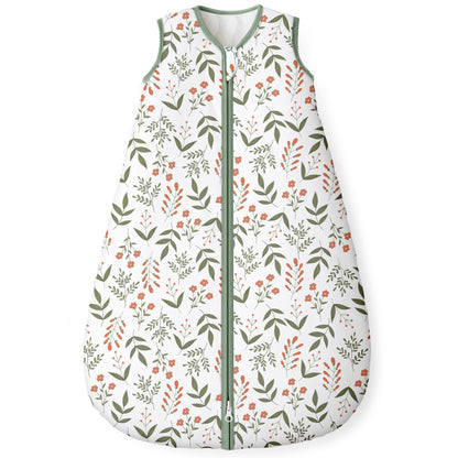 Yoofoss Baby Sleep Sack 0-6 Month 0.5TOG 100% Organic Cotton 2-Way Zipper