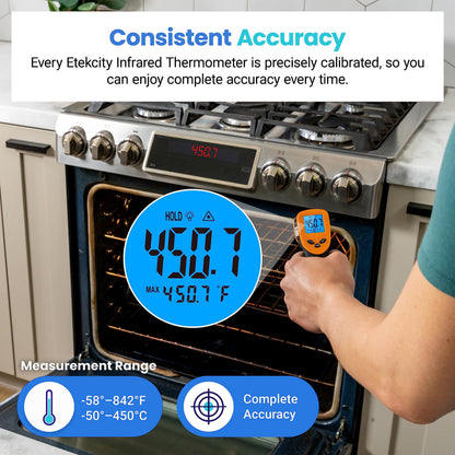 Etekcity Infrared Thermometer Laser Temperature Gun 774