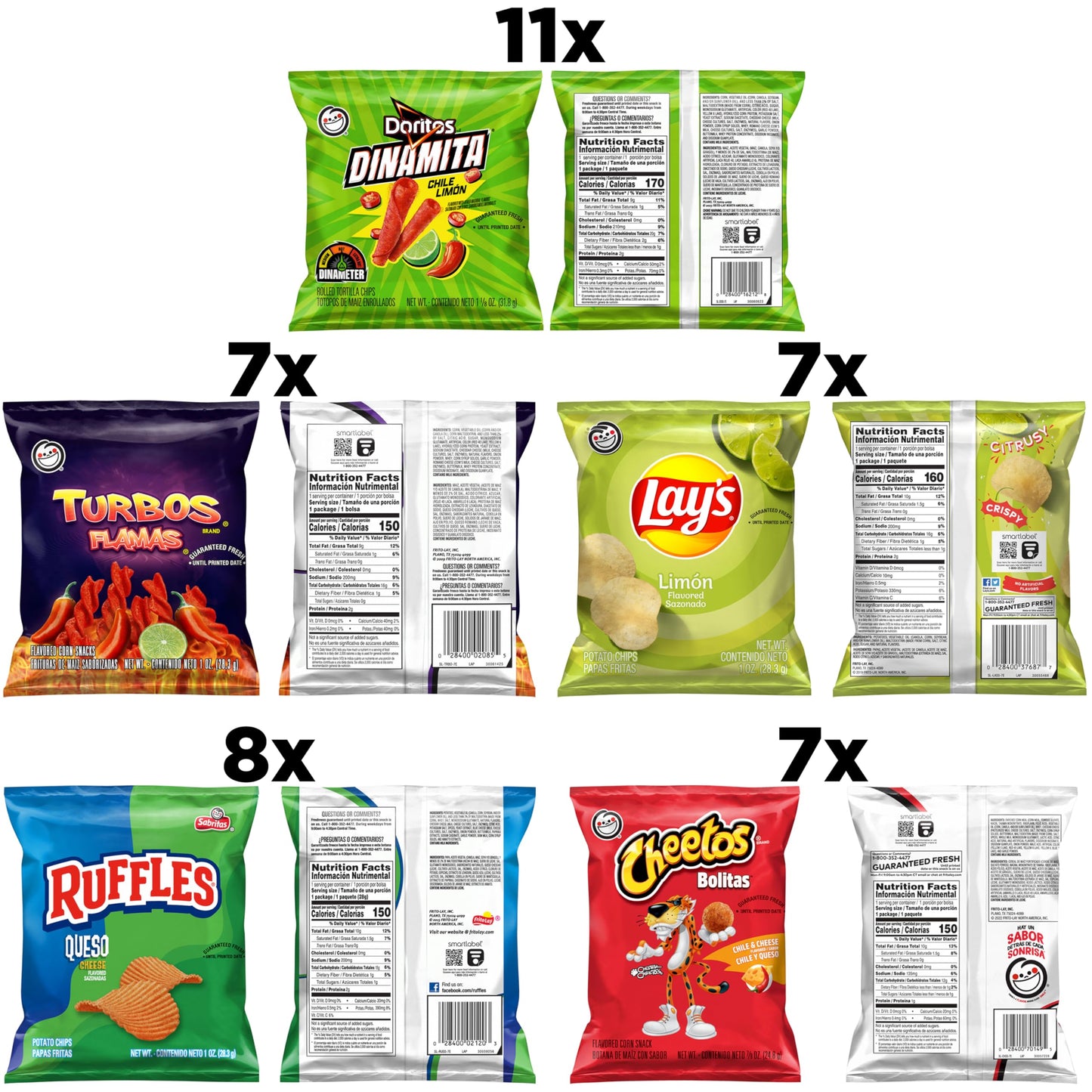 Frito-Lay Fun Times Mix Variety Pack, 40 Count