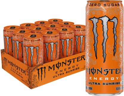 Monster Energy Zero Ultra, Sugar Free Energy Drink, 16 Ounce