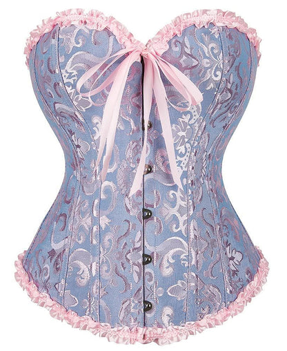 SZIVYSHI 14-Bone Overbust Corset Top