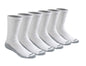 Dickies Men's Dri-tech Original Moisture Control Crew Socks, Available in M-xxl (6, 12, 18 Pairs)
