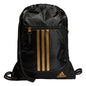 adidas Alliance Sackpack – Drawstring Backpack for Sports, Small Gym Bag, Preloved Teal Green/Black/3, OSFA