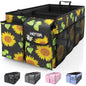 HOTOR Trunk Organizer - Foldable Car Organizer for SUVs & Sedans Storage