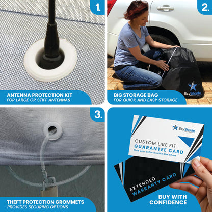 EzyShade Car Cover Waterproof All Weather. See Vehicle Size-Chart. Size A3