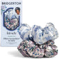 Kitsch Ultra-Petite Satin Scrunchies for Women - Eucalyptus, 6pcs