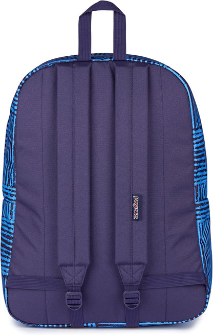 JanSport SuperBreak One Backpack - Durable, Lightweight Bookbag with 1 Main Compartment, Front Utility Pocket with Built-in Organizer - Premium Backpack, Bad Bows