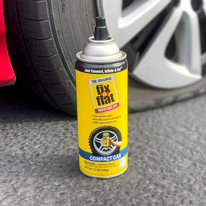 Fix-A-Flat Tire Repair, 16 oz, 2-Pack | Emergency Use | Eco-Friendly Formula | For Standard Tires | Universal Fit