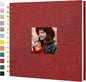 12"x12" Scrapbook Photo Album Linen Cover 40 Sheets 80 Pages White Paper
