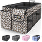 HOTOR Trunk Organizer - Foldable Car Organizer for SUVs & Sedans Storage