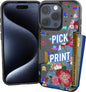 Smartish® iPhone 13 Wallet Case - Wallet Slayer Vol. 1 [Slim + Protective] Credit Card Holder - Drop Tested Hidden Credit Card Slot Cover for Apple iPhone 13 - Black Tie Affair