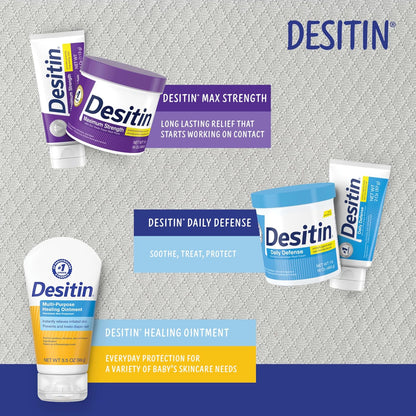 Desitin Maximum Strength Diaper Rash Paste, 40% Zinc Oxide, 4.8 oz