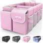 HOTOR Trunk Organizer - Foldable Car Organizer for SUVs & Sedans Storage