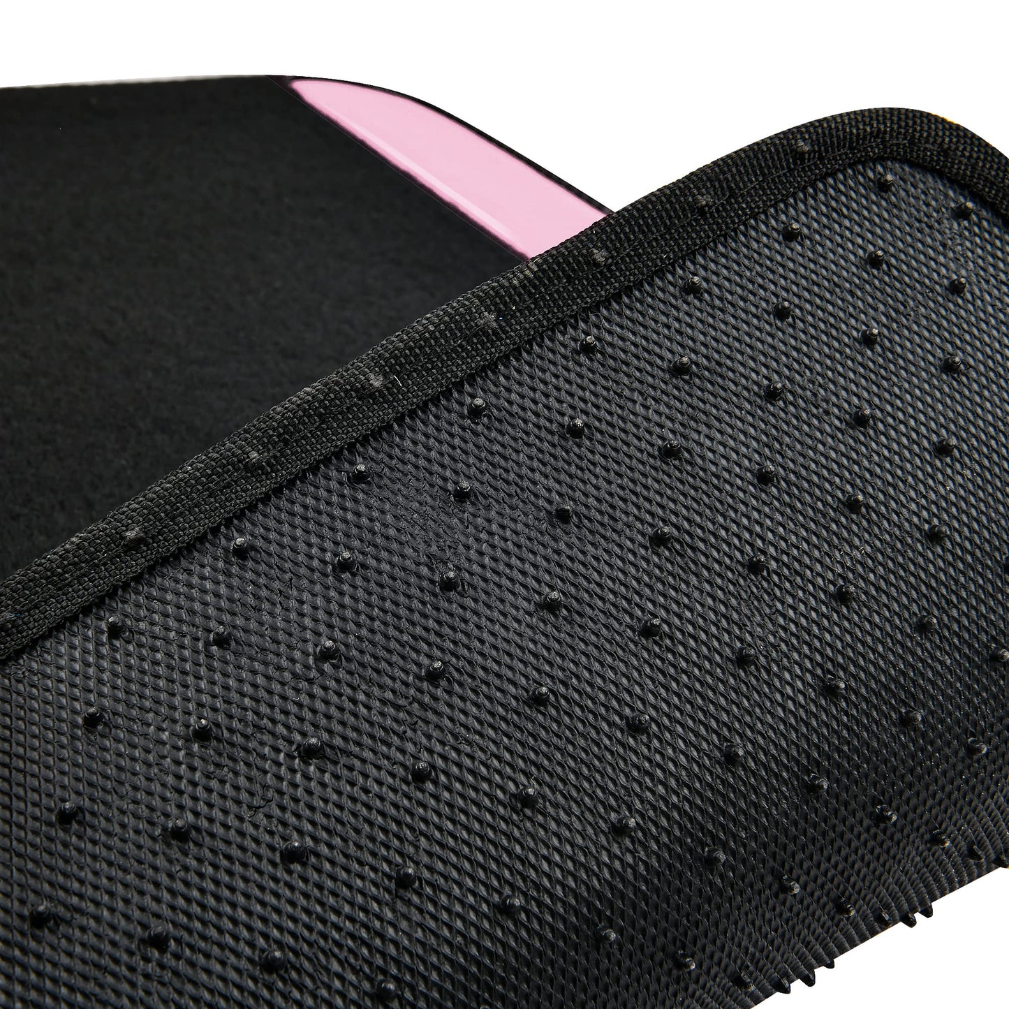 CAR PASS Waterproof Universal Fit Car Floor Mats, Faux Leather Car Carpet Mats, Black Car Mats with Anti-Slip Nibbs Backing & Driver Heel Pad Fit for SUV,Vans,sedans, Trucks,Set of 4pcs(All Black)