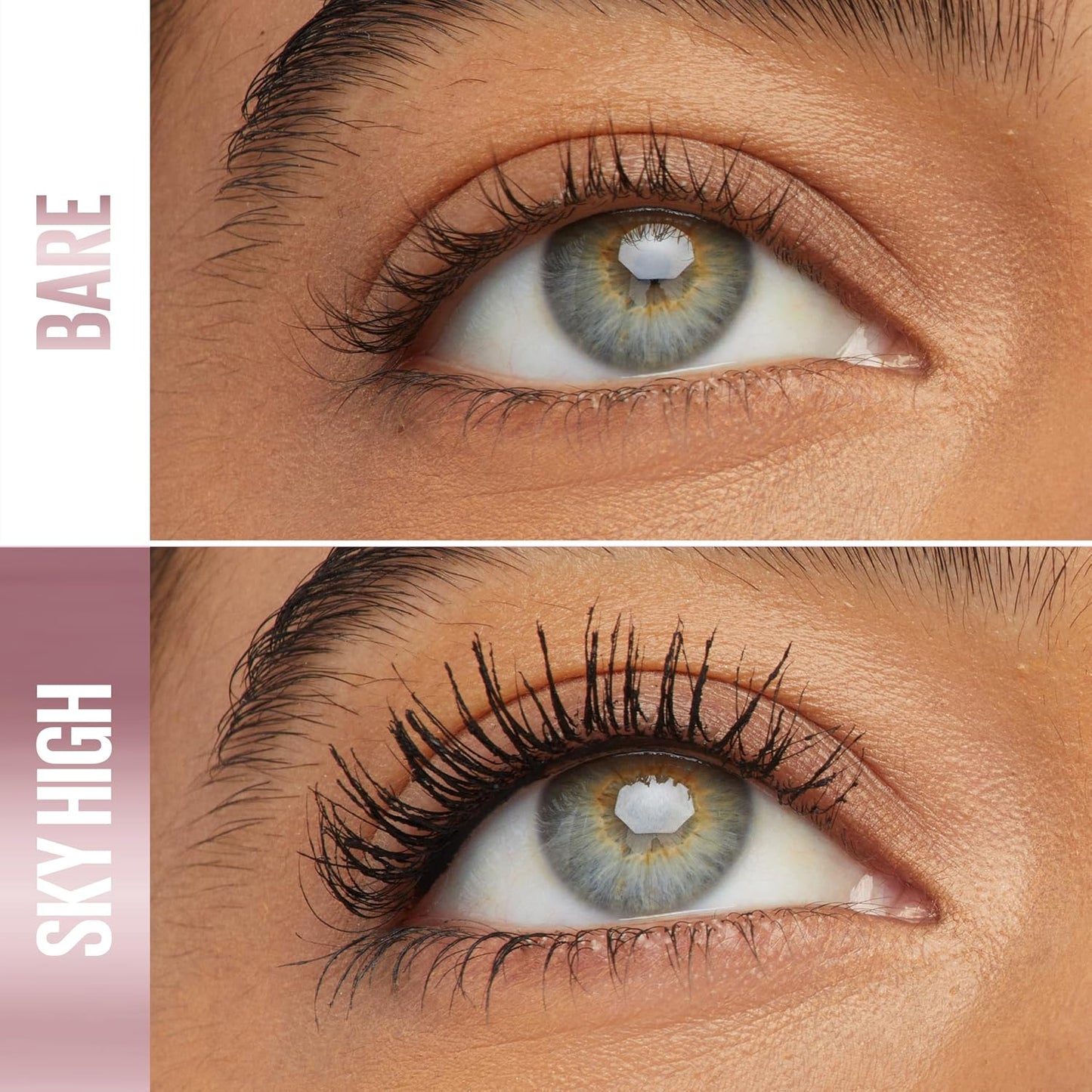 Maybelline Lash Sensational Sky High Washable Mascara Makeup, Volumizing, Lengthening, Defining, Curling, Multiplying, Buildable Formula, Blackest Black, 1 Count