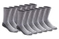 Dickies Men's Dri-tech Original Moisture Control Crew Socks, Available in M-xxl (6, 12, 18 Pairs)