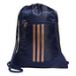 adidas Alliance Sackpack – Drawstring Backpack for Sports, Small Gym Bag, Preloved Teal Green/Black/3, OSFA