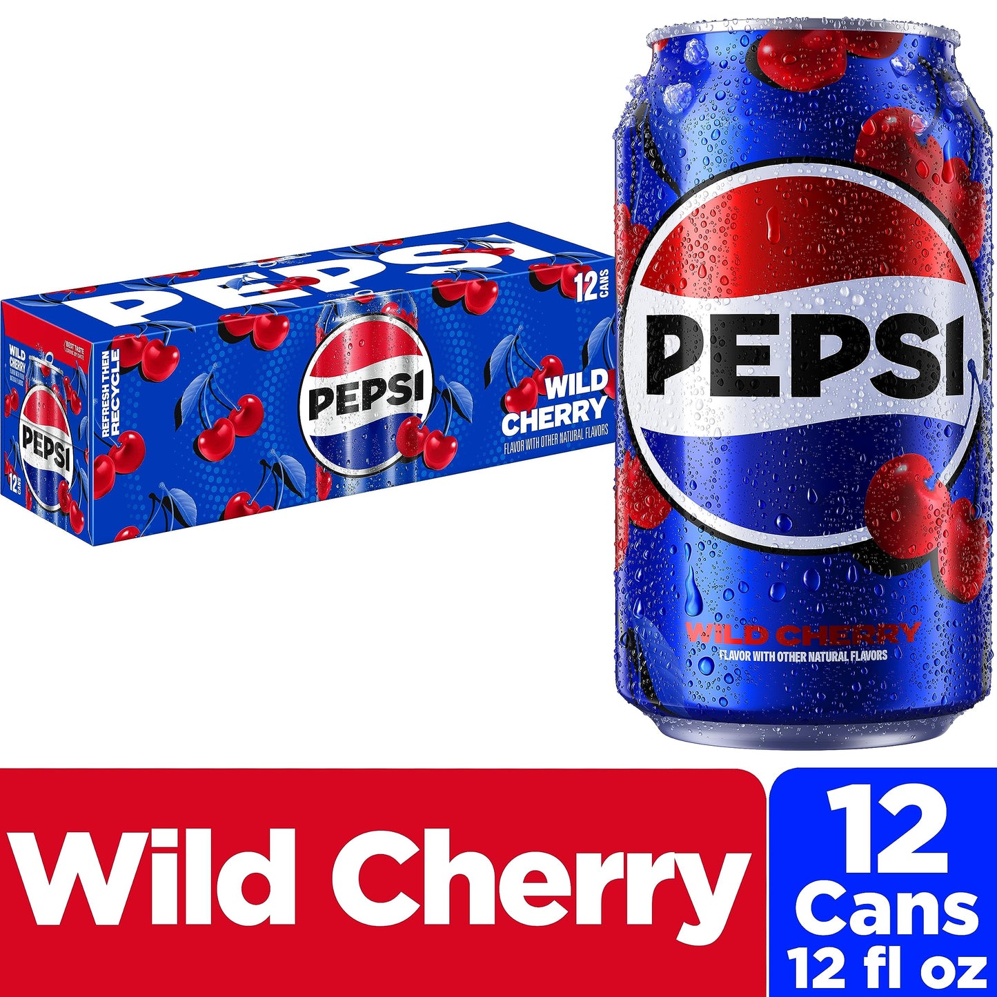Pepsi Cola Soda, 12 Fl Oz Cans (Pack of 12)