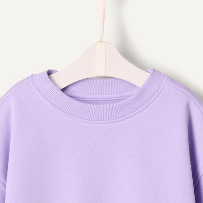 Amazon Essentials x Sofia Grainge Toddlers and Baby Girls' French Terry Sweatshirt Pant and Top Set